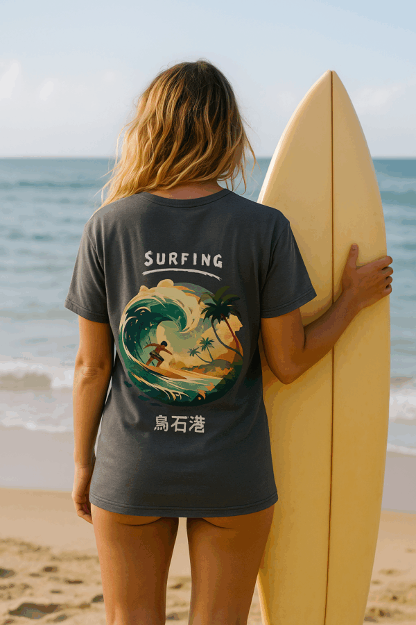 烏石港Surfing_sunshine_女版(灰)：圖片 2