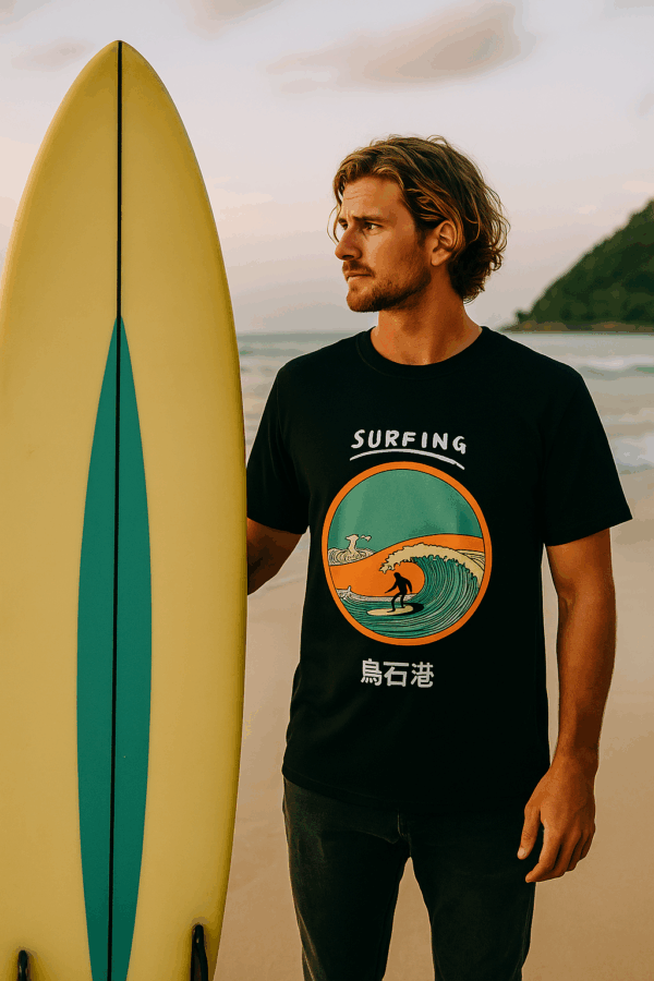 烏石港Surfing_sunset_男版(黑)