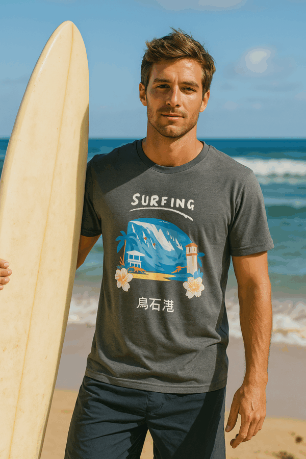 烏石港Surfing_sunshine_男版(灰)