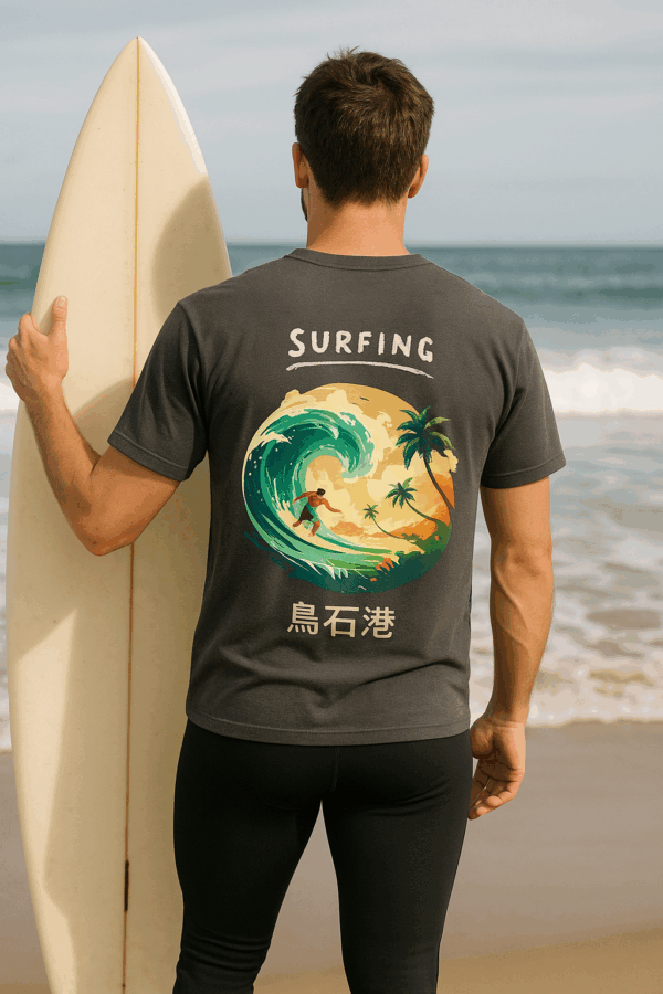 烏石港Surfing_sunshine_男版(灰)：圖片 2
