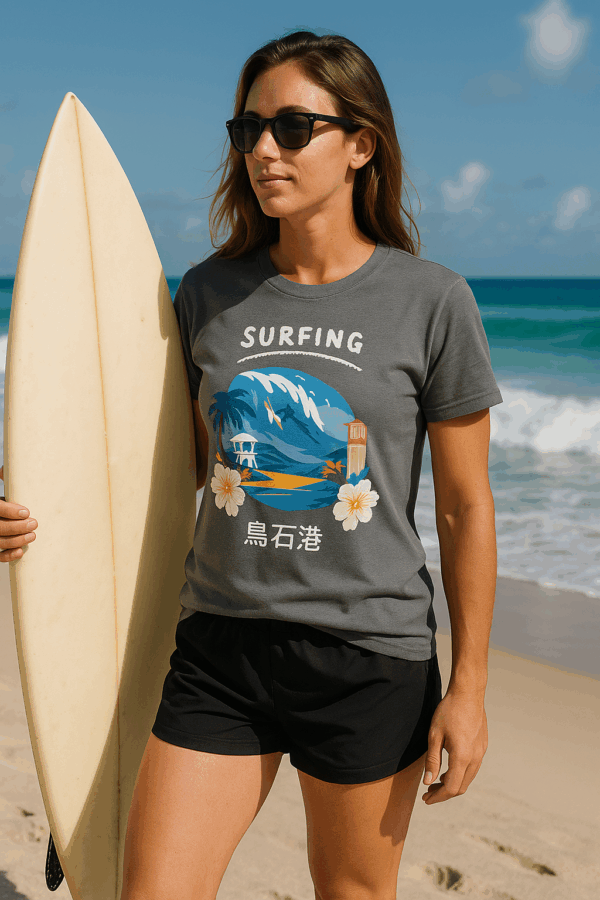 烏石港Surfing_sunshine_女版(灰)