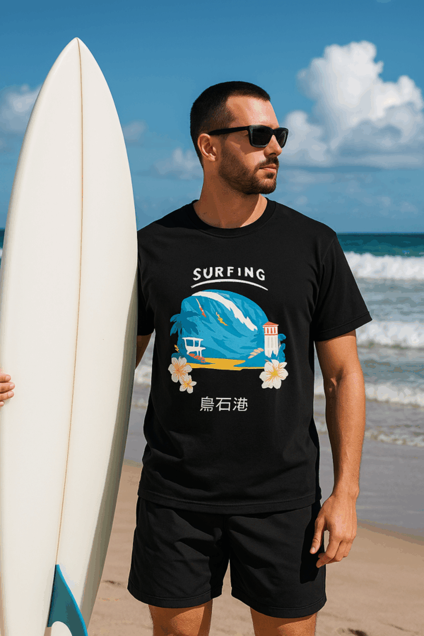 烏石港Surfing_sunshine_男版(黑)