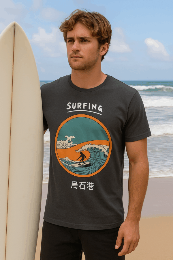 烏石港Surfing_sunset_男版(灰)